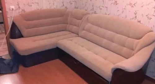 Перетяжка углового дивана. Болхов